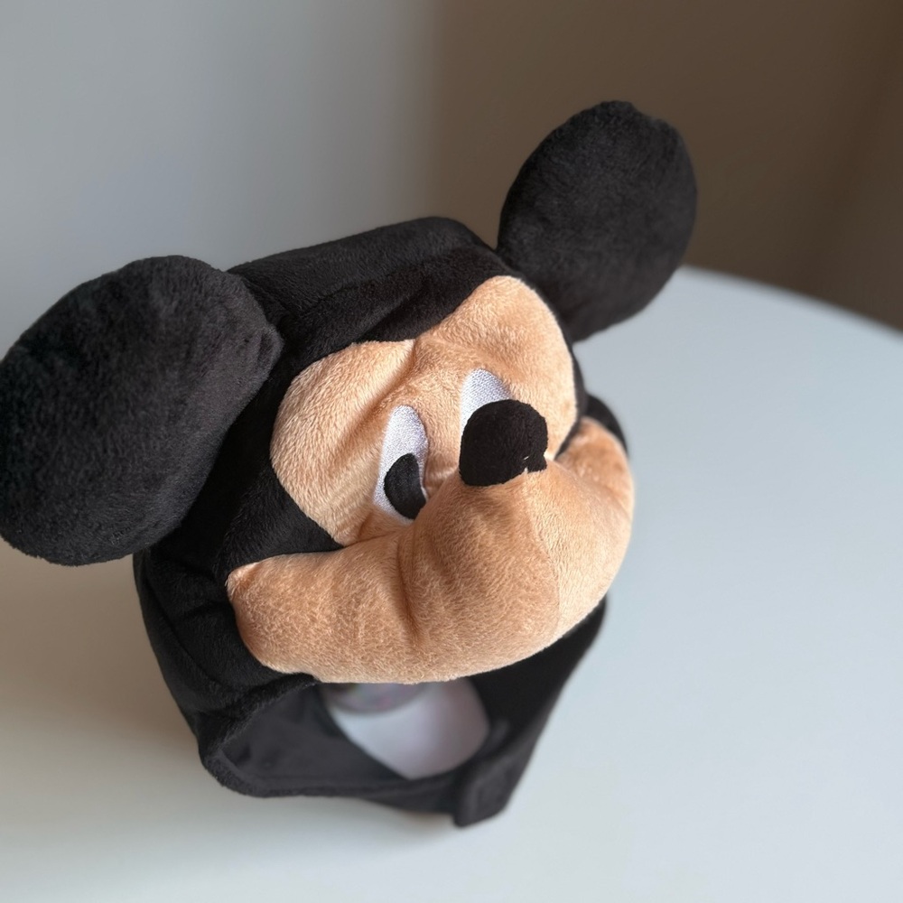 Disney Black and Tan Plush Character Hat Headwear 3T-4T Costume
